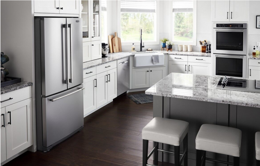 A fully equipped Maytag® kitchen suite. A fully equipped Maytag® kitchen suite.