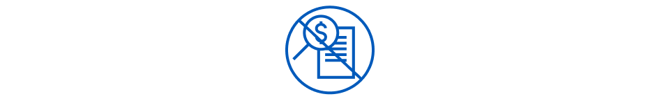 No fees icon No fees icon