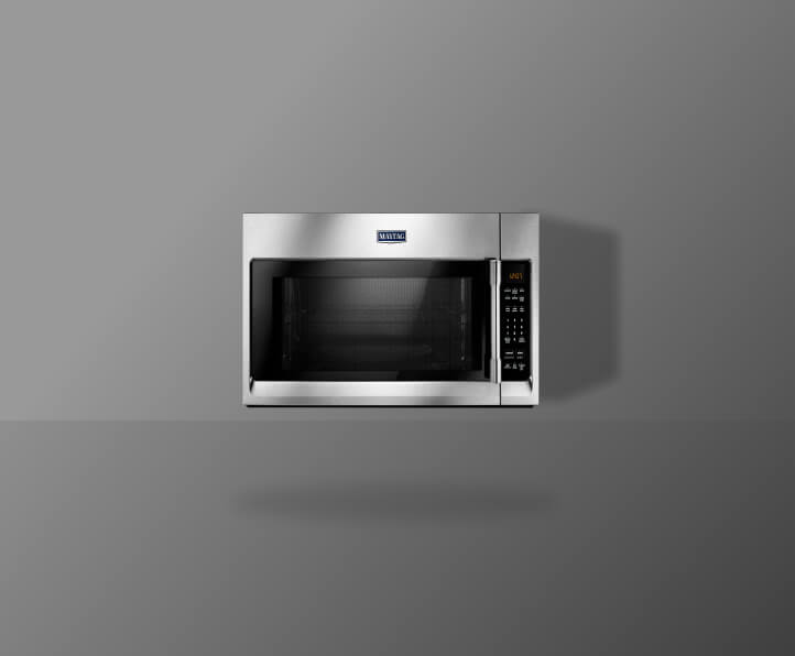 An over-the-range microwave An over-the-range microwave