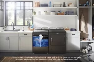 Pet Pro Top Load Washer - 4.7 cu. ft. Volcano Black MVW6500MBK | Maytag