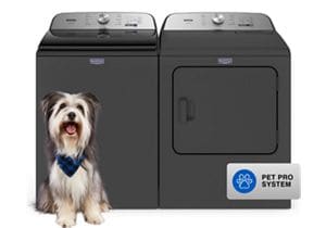4.7 CU. FT. TOP LOAD WASHER &amp; 7.0 CU. FT. DRYER