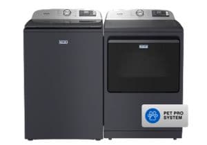 5.2 CU. FT. TOP LOAD WASHER <br />
&amp; 7.0 CU. FT. DRYER