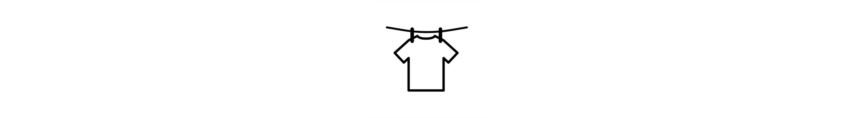 Line dry icon