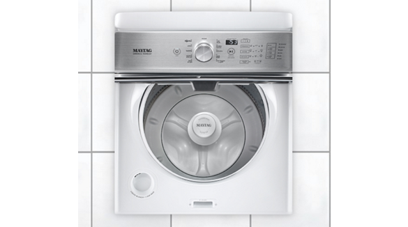 Maytag washing machines with agitators.