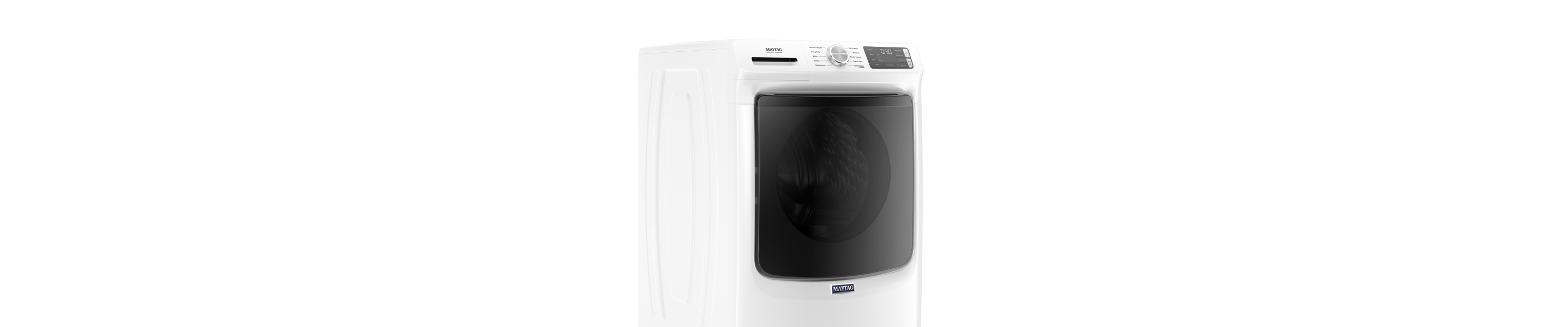 Maytag® front load washing machine in White