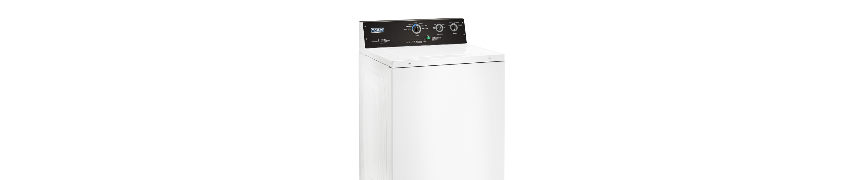 Maytag® top load washing machine in White