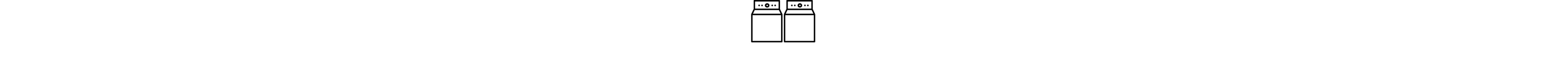 Side-by-side washer and dryer icon