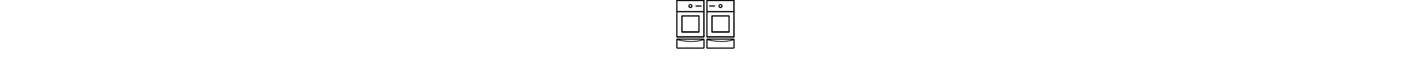 Side-by-side washer and dryer with pedestals icon