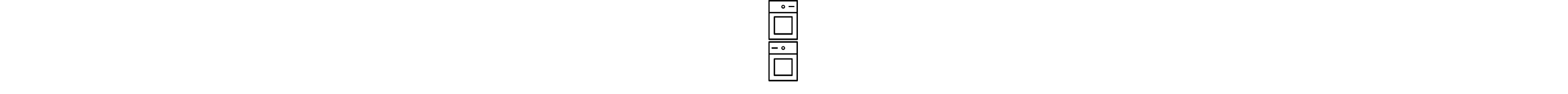 Stacked washer and dryer icon