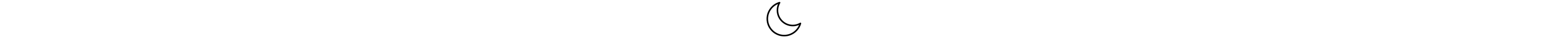 Crescent moon icon