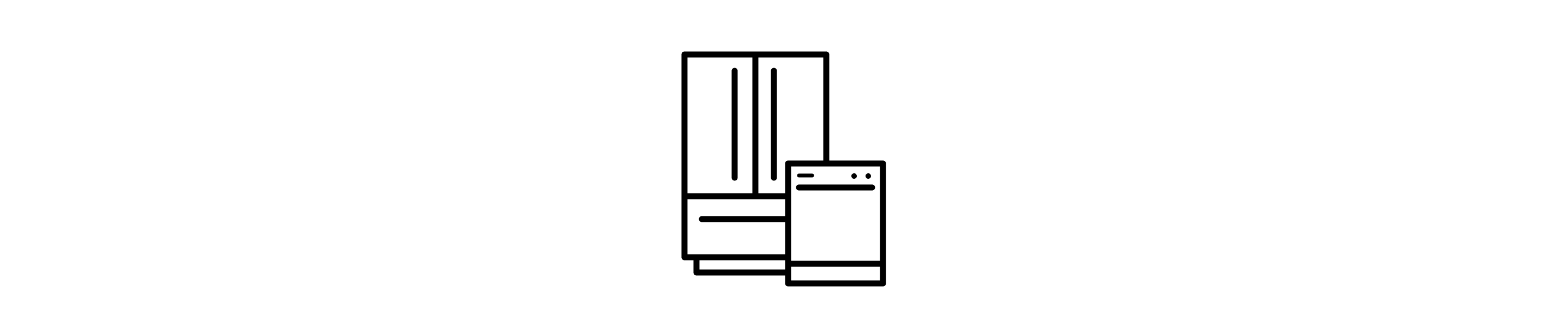 Refrigerator and dishwasher icon