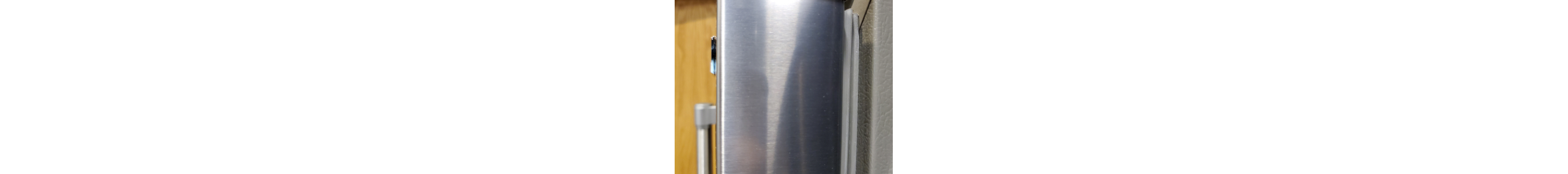 A sealed refrigerator door
