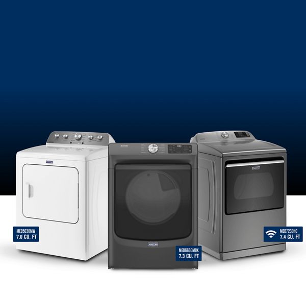 Three Maytag Dryers