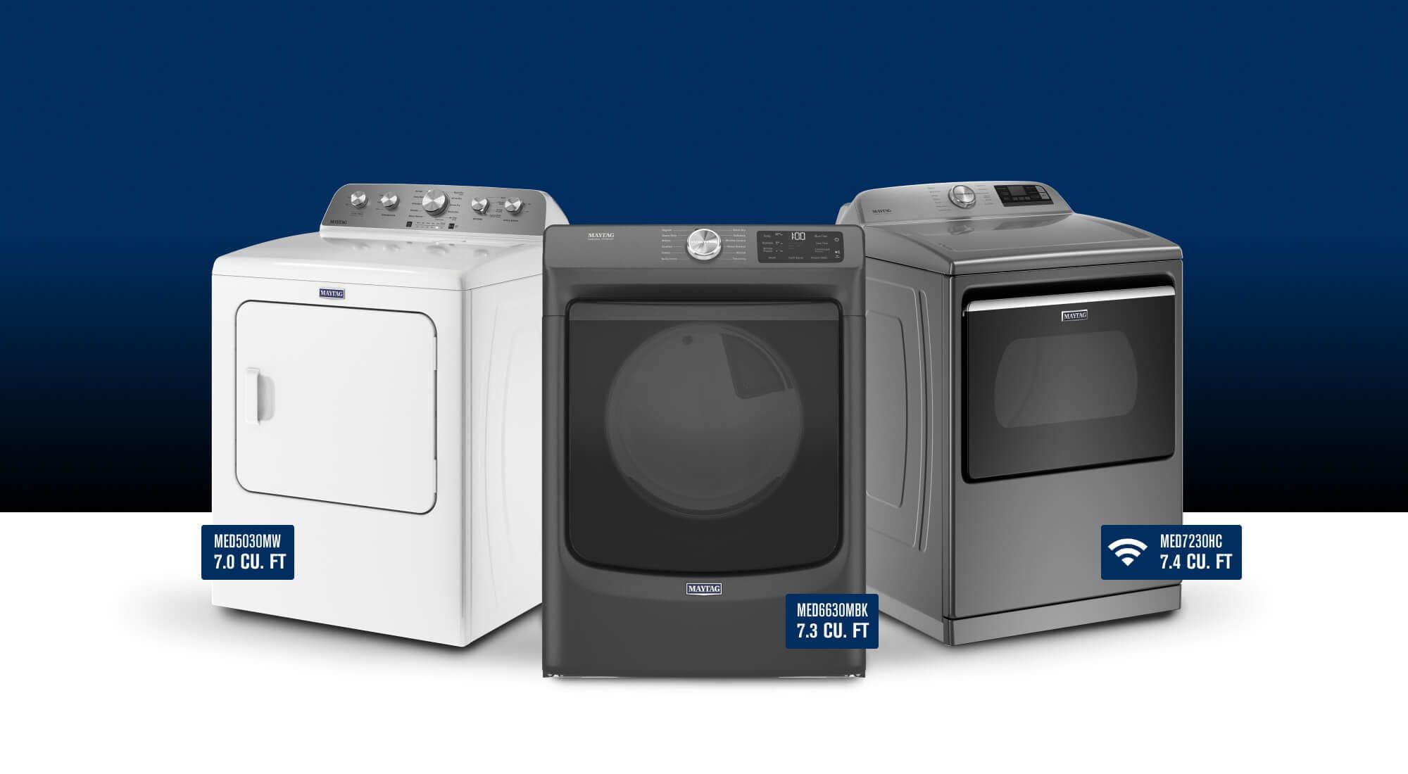 Three Maytag Dryers
