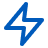 A lightning bolt icon.