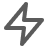A lightning bolt icon.