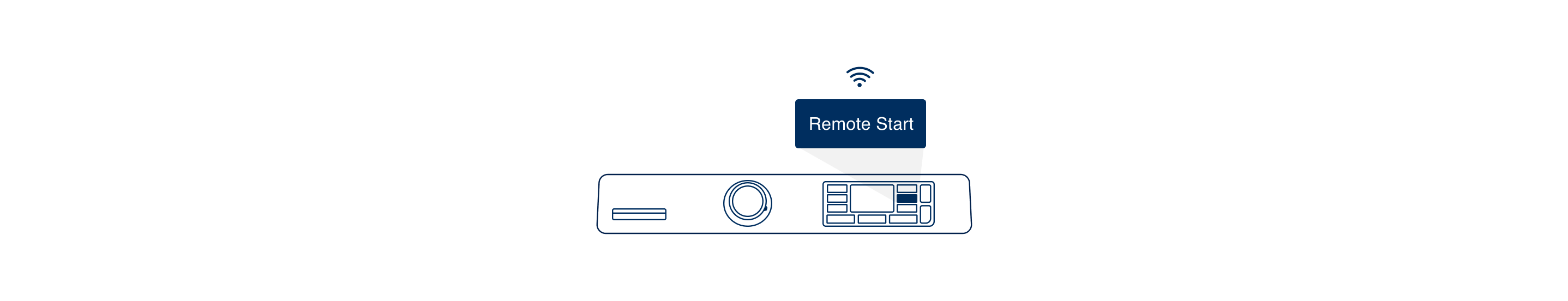 Step 5. Power on your appliance and press "Remote Start."
