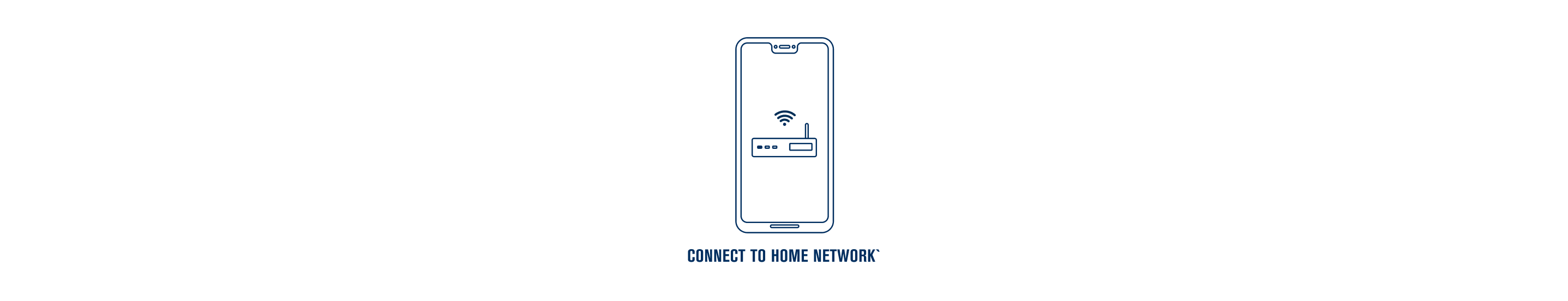 Step 10. Connect to home network.