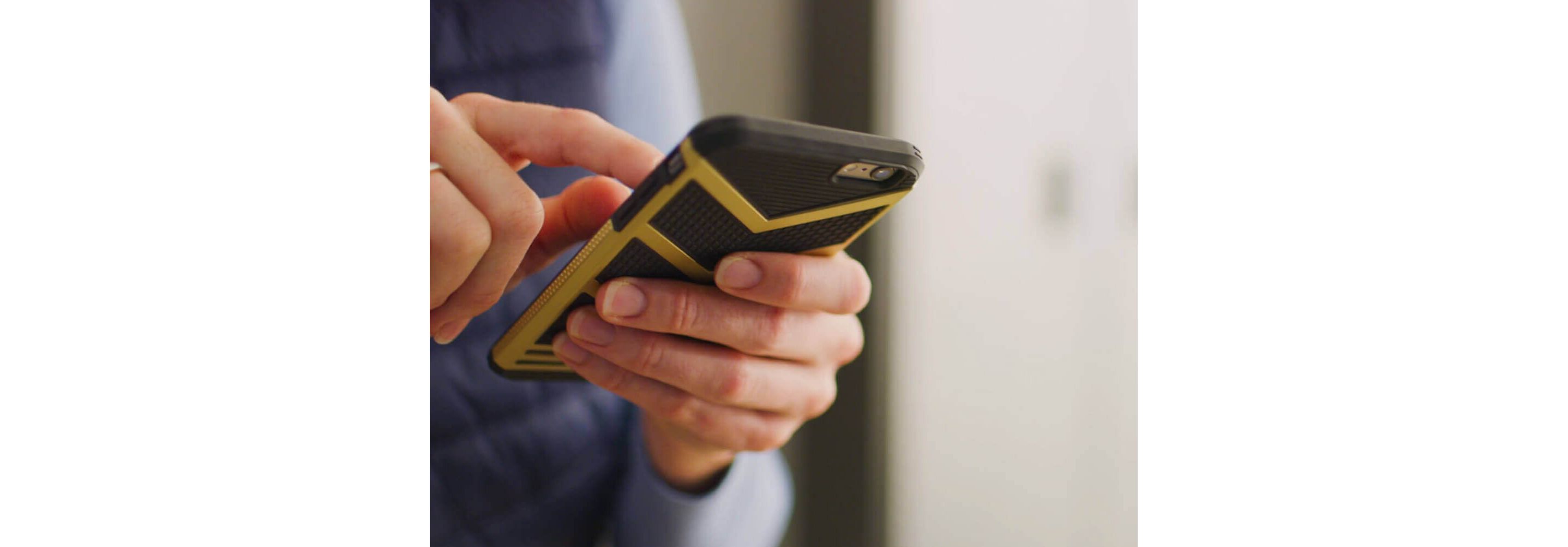 A person on their phone.