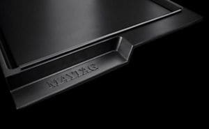 Close-up of Maytag rubber grips.