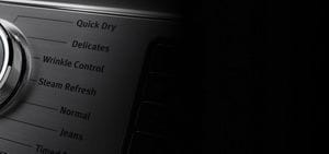 A closeup of Quick Dry on a dryer console.