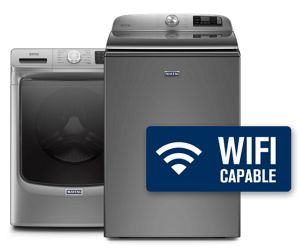 Top load and front load washing machines