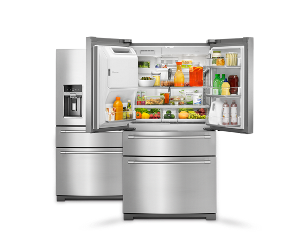 Maytag® refrigerators provide optimal storage and keep your food cold.