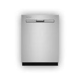 A Maytag® dishwasher in stainless steel.