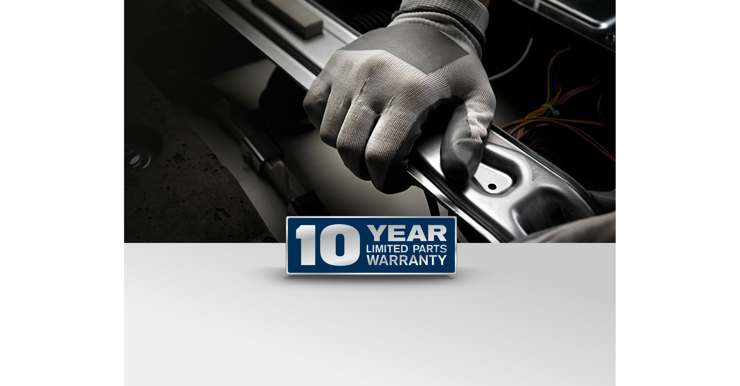 10-Year limited parts warranty.