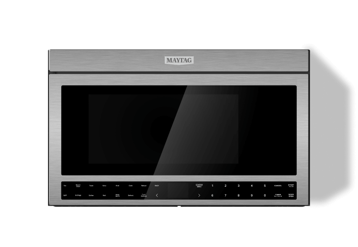Maytag® over-the-range microwave.