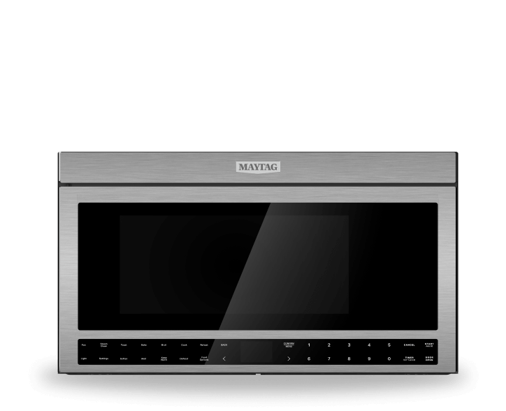 Maytag® over-the-range microwave.
