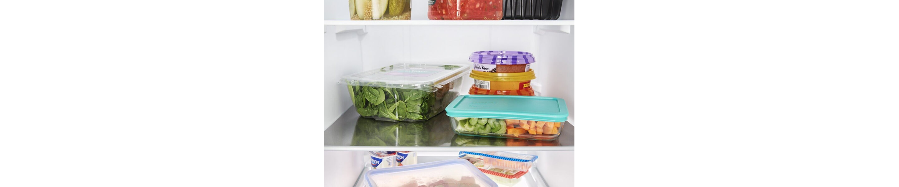 Fresh produce inside a refrigerator