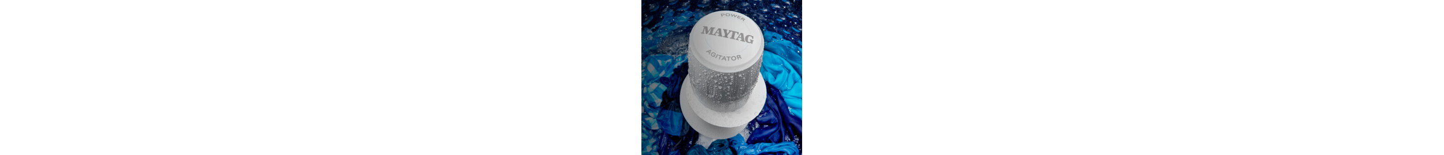 Maytag® Power Agitator washing clothes