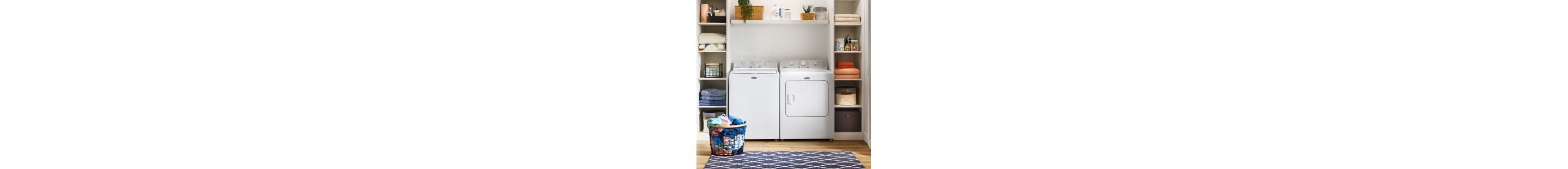A Maytag® washer and dryer set