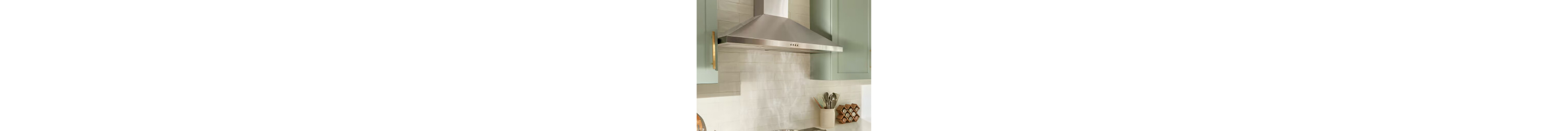 Steam collecting under a stainless steel range hood