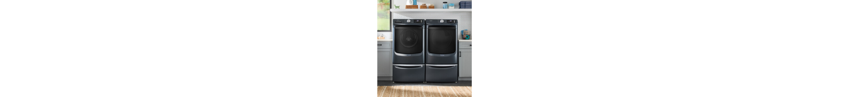 A Maytag® washer and dryer set