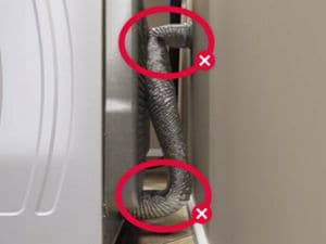 Clothes dryer not working top