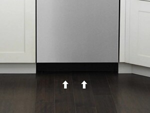 Bottom of a dishwasher
