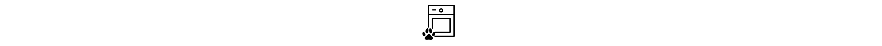 Front load washer with paw print icon