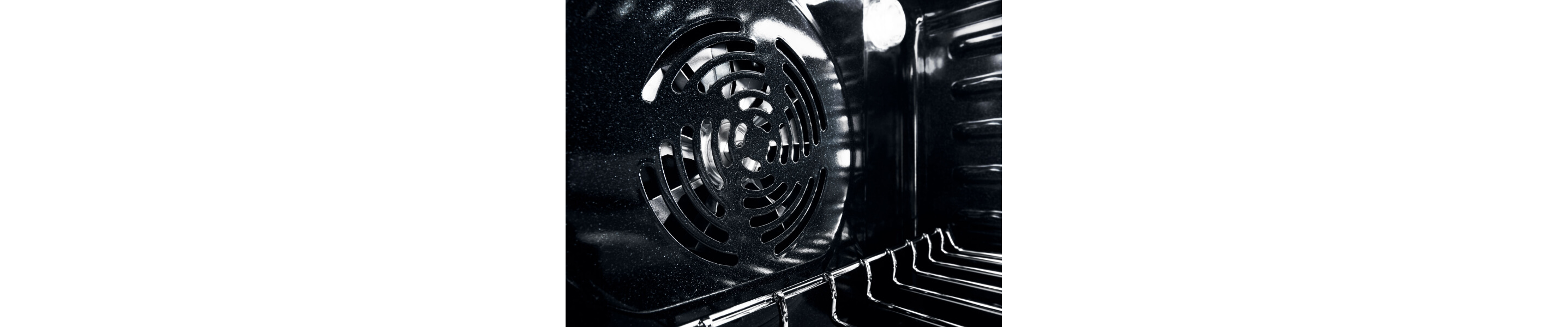 An interior fan of an oven