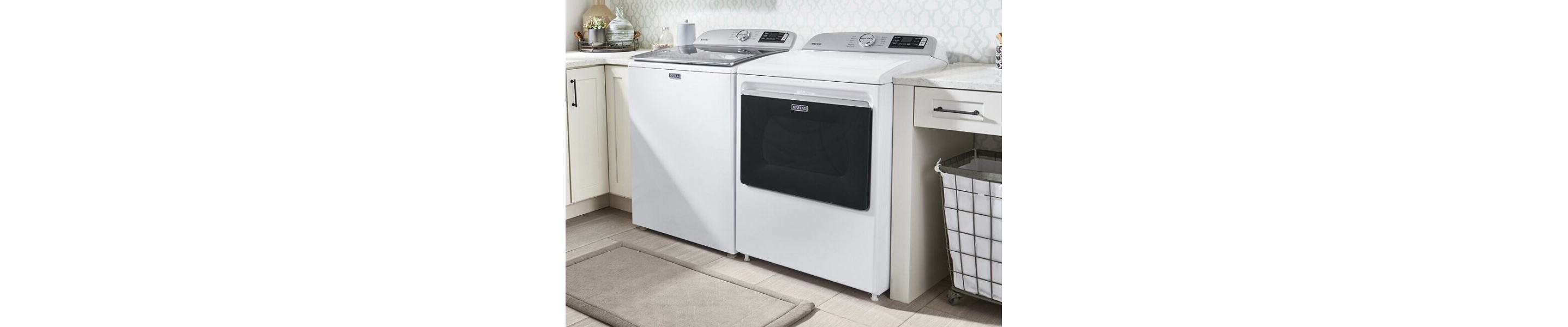 A Maytag® washer and dryer set