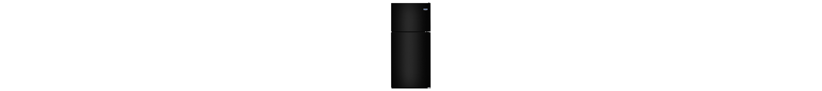 21-cubic-foot black Maytag® top-freezer refrigerator