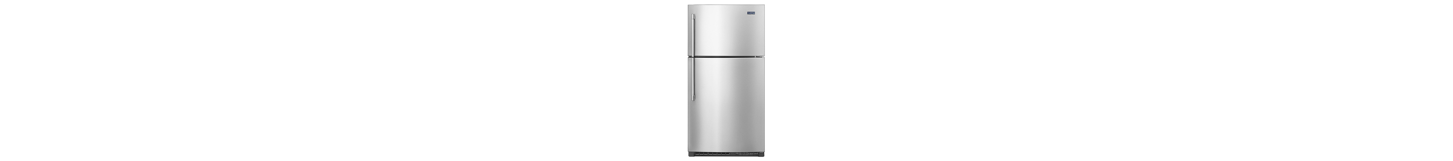 Stainless steel Maytag® top-freezer refrigerator