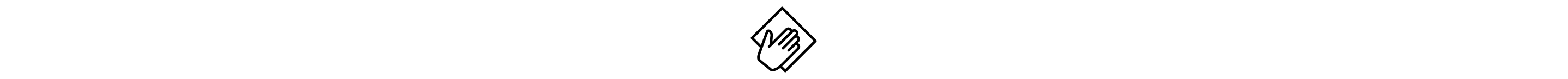 Hand wiping with towel icon