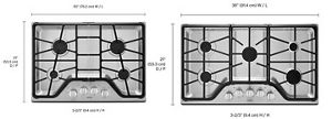 Cooking range standard size new arrivals