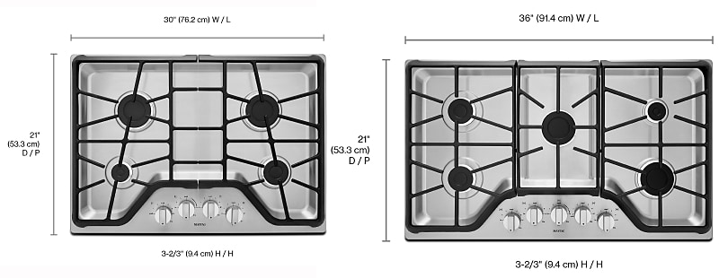 Best Cooktop Size: Guide To Measuring, Cooking Needs, And Kitchen Fit 1 Cooktop Size Comparison