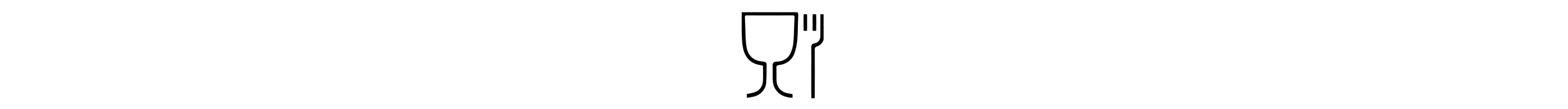 Wine glass and fork icon