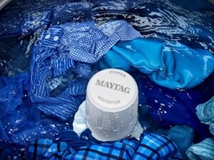 Clothes in a washer