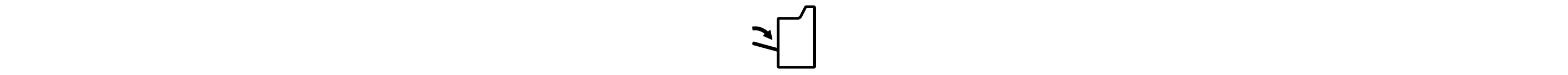 Dryer with open door and arrow icon