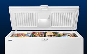 Dimensions of a 10 cubic foot chest freezer sale